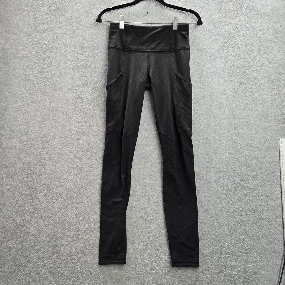 Lululemon Women Activewear Pants 4 Black Running Legging 28" Inseam